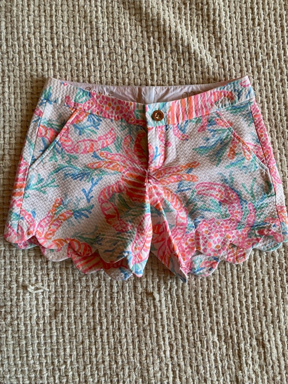 Lilly Pulitzer Buttercup Shorts 00 “Getting Steamy” BNWT